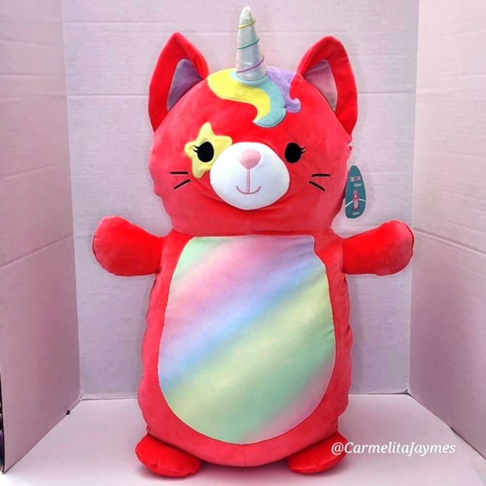 SIENNA 🌈 26" Rainbow Caticorn HugMee Original Squishmallow 2024 ☆ NWT ☆